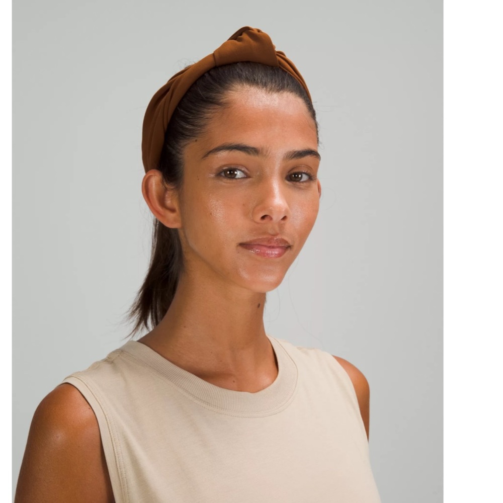 Lululemon Knot Stopping Headband in Copper Brown